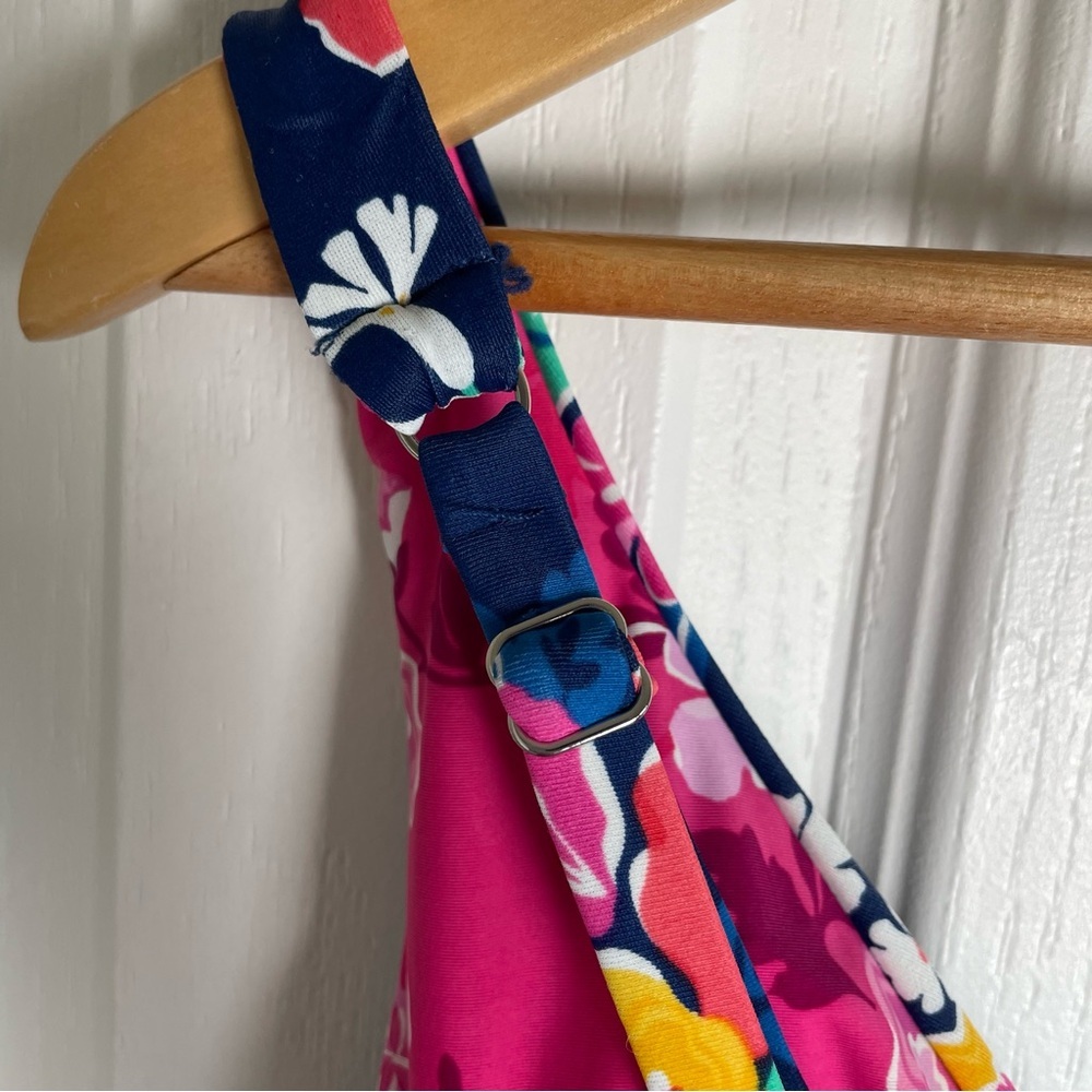 Vera Bradley Reversible One Piece Floral Swimsuit Women’s 16 | XL Blue Pink Boho - Picture 5 of 15